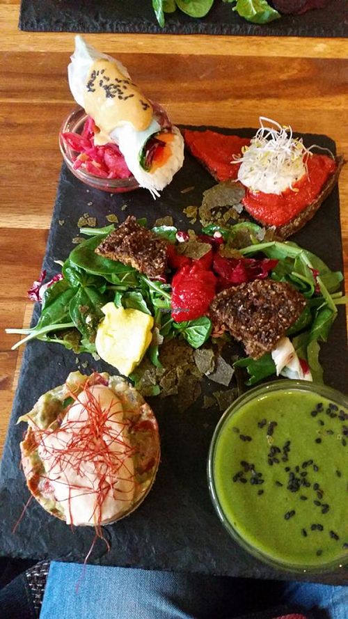 delicious raw lunch!  at Rawtastic in Berlin