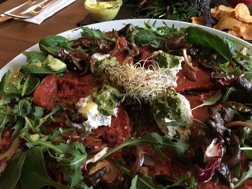 pizza at Rawtastic in Berlin