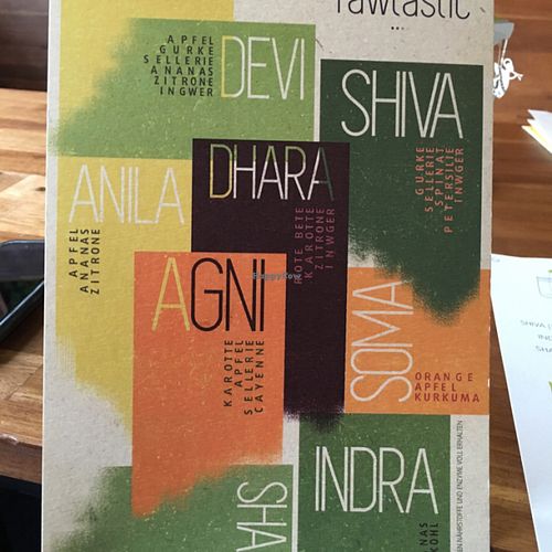 fresh raw juice at Rawtastic in Berlin