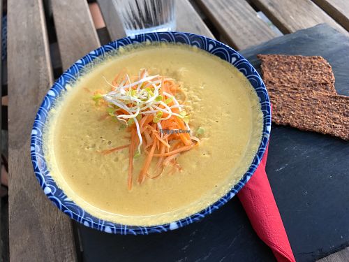 soup at Rawtastic in Berlin