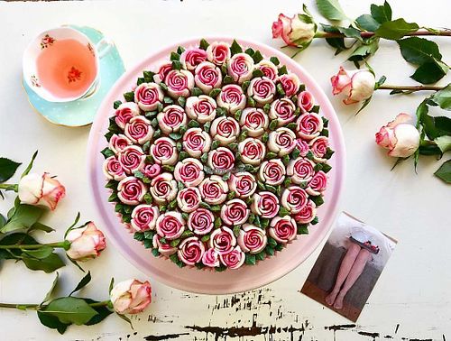 Raw vegan cake with fermented cashews at Culinarydots  in Berlin