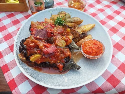 20 BAM: imam sth dish at Food House in Mostar