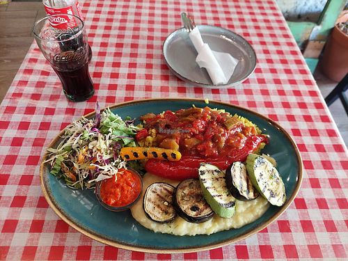 Vegetarian platter 20 BAM at Food House in Mostar