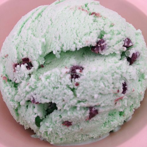 vegan choco mint ice cream at Las Delicias Fonda Vegana y Vegetariana  in Cancun