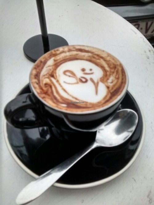 soy cuppuccino at Blendlove in Southport