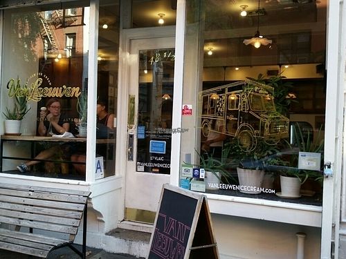 outside at Van Leeuwen Ice Cream - East Village in New York City