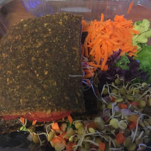 live burger at A-Live & Healthy Cafe in Merritt Island