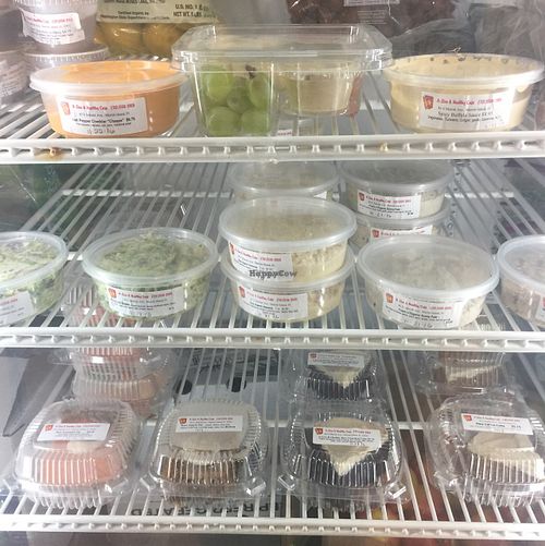 Desserts and dressings  at A-Live & Healthy Cafe in Merritt Island