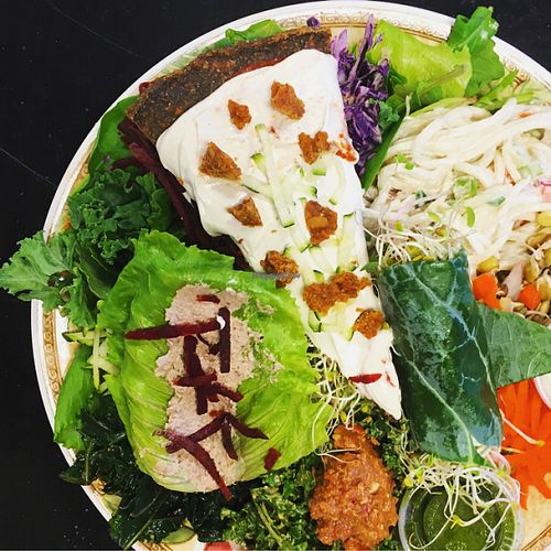 Sampler Plate at A-Live & Healthy Cafe in Merritt Island