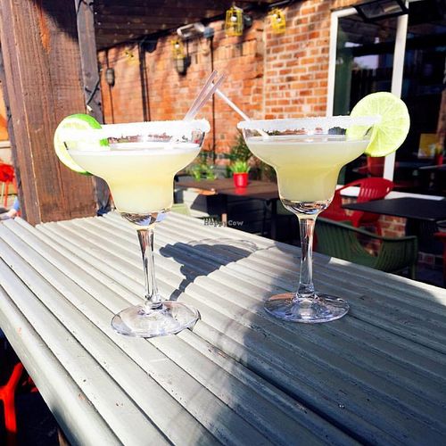 2-4-1 Margaritas on the piazza at Las Iguanas in Leicester