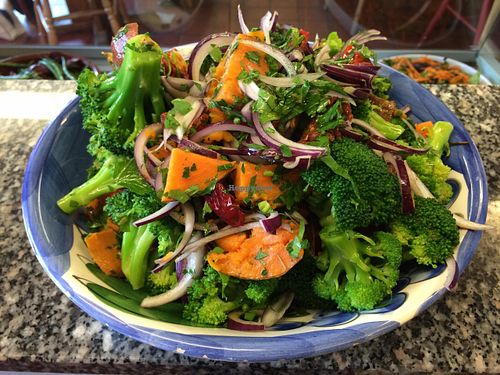 Butternut squash supersalad  at The Wallflower Cafe in Herne Bay