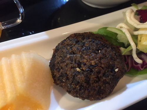 Black bean cake at i Vegetarian in Kowloon