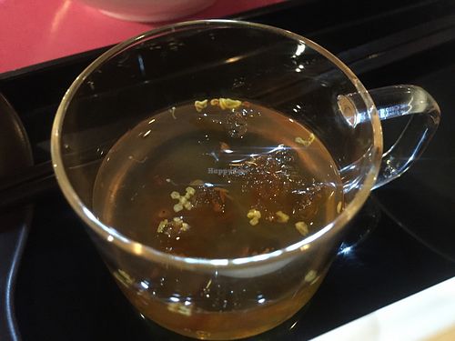 Peach gum at i Vegetarian in Kowloon