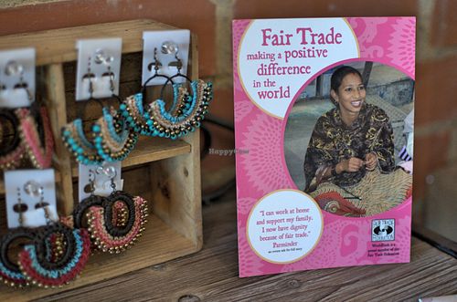 Fairtrade products for sale at From the Art Ethical Handicrafts and Cafe in Ashwood