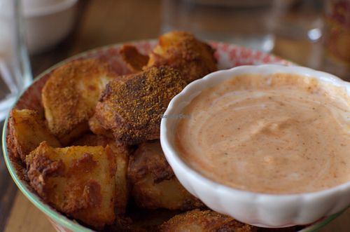 New Orleans Old Bay Roasties at From the Art Ethical Handicrafts and Cafe in Ashwood