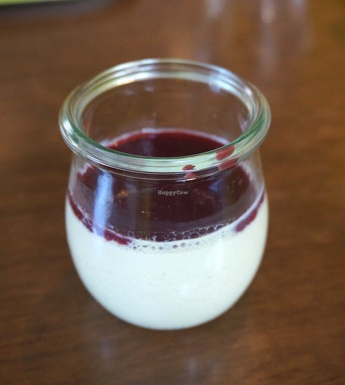 Panna cotta at FoodLink in Mulhouse