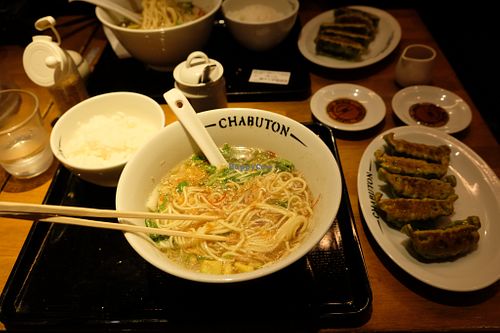 Ramen at Chabuton in Kyoto