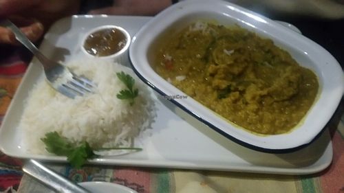 A different vegan curry at Cafe Shanti in Lincoln