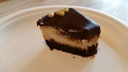 Cheesecake was heavenly  at Sapori Vegani in Florence