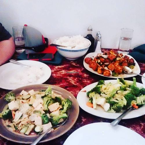 Vegan meal at Cheelin in Halifax