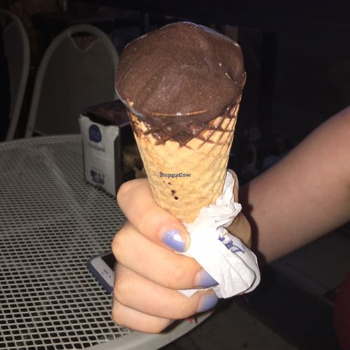 Dark Chocolate Ice Cream!  at Gala Gelateria in Tel Aviv