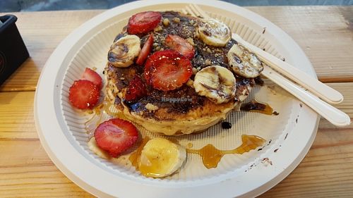 Pancakes at Gala Gelateria in Tel Aviv