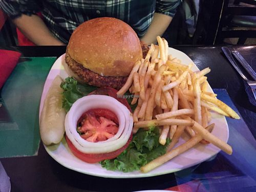 Winter nut burger at Capitol Garage in Sacramento