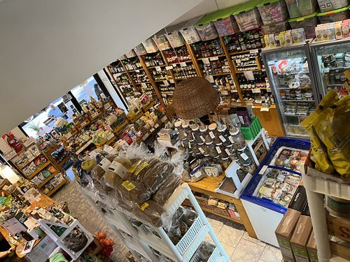 Store packed with goodies (not 100% vegan though!)  at RasLok in Buenos Aires