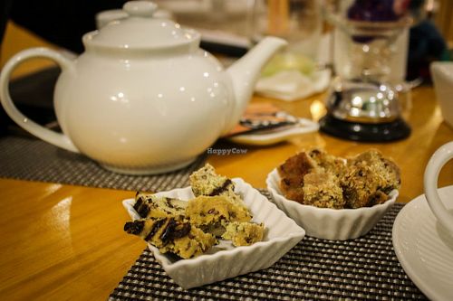 tea - part of the menu of the day at RasLok in Buenos Aires