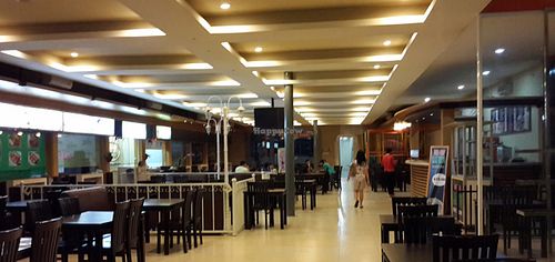 inside the food court at Taman VG in Malang
