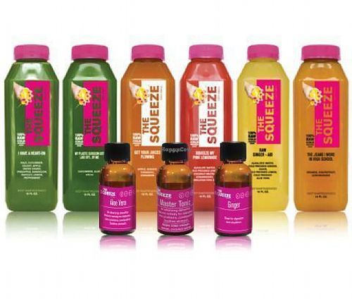 cold-pressed juice cleanse at The Squeeze Juice - Manhattan in New York City