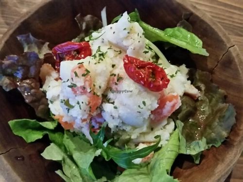 potato salad at Veg Out in Kyoto
