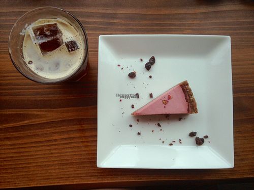 raw cake  at Veg Out in Kyoto