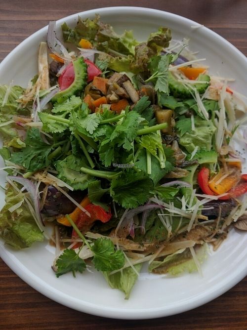 filling and perfect salad at Veg Out in Kyoto