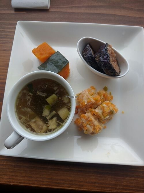 amazing sides that come with your main  at Veg Out in Kyoto