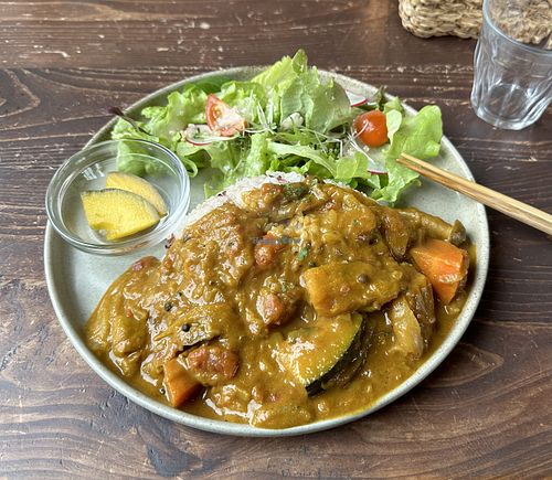Tomato Coconut Curry  at Veg Out in Kyoto