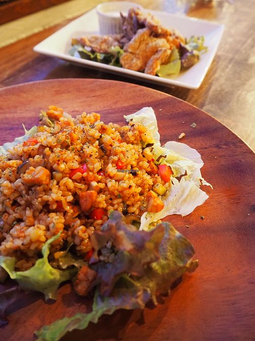 Balinese rice at Veg Out in Kyoto