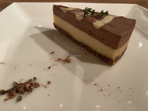 Chocolate and pineapple cheesecake  at Veg Out in Kyoto