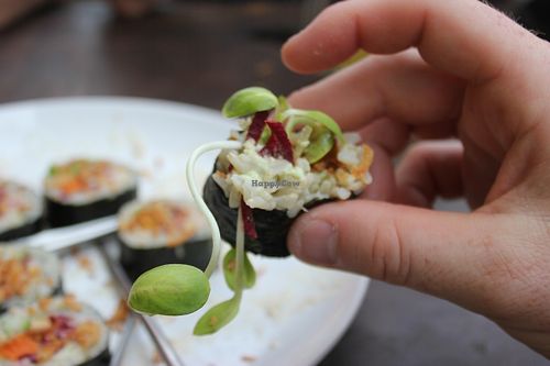 Beet Sushi, must try! at VegetaBowl in Koh Tao