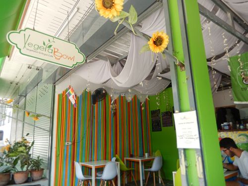 exterior at VegetaBowl in Koh Tao