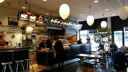Inside at Lyngby Shawarma House in Kongens Lyngby