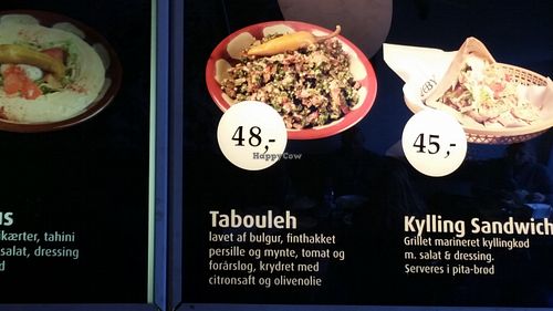 Taboulch salad at Lyngby Shawarma House in Kongens Lyngby
