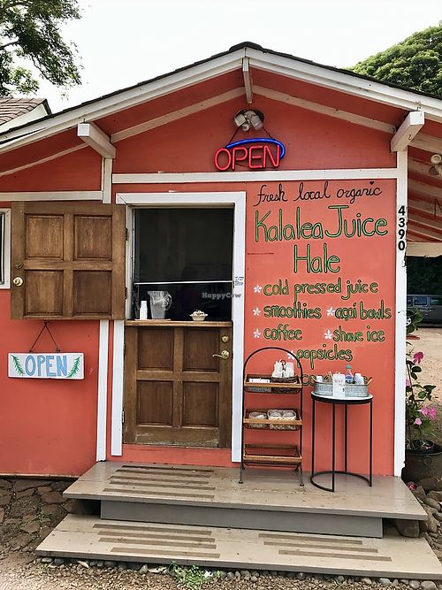 Just off the main road  at Kalalea Juice Hale in Anahola