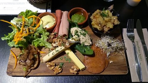 Main dish  at Velicious in Strasbourg