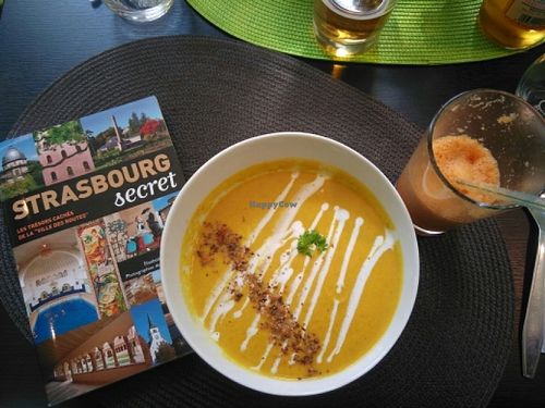 soupe du jour bio at Velicious in Strasbourg