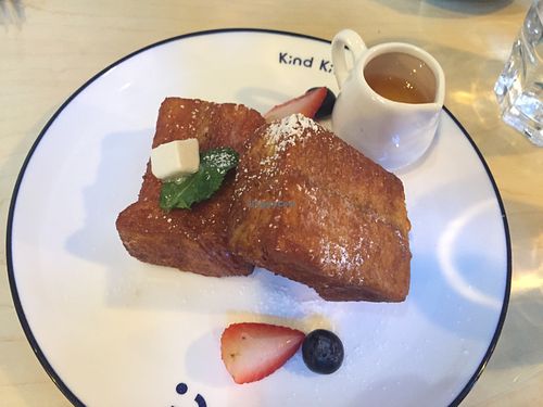 Vegan French toast at Green Common Kind Kitchen - Nan Fung Place in Hong Kong Island