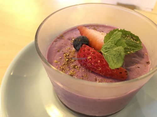 Violet mousse  at Green Common Kind Kitchen - Nan Fung Place in Hong Kong Island