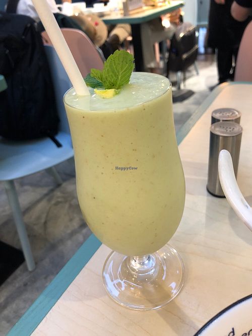 Avocado smoothie at Green Common Kind Kitchen - Nan Fung Place in Hong Kong Island