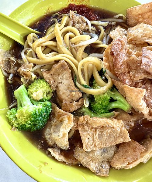 Vegetarian Lor Mee (requested no mock meat)   at Ji Xiang 吉祥素 - Bukit Batok in West Singapore