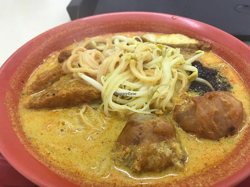 Laksa at Le Le Vegetarian in West Singapore